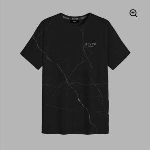 BLVCK Paris Marble T-Shirt Black Men’s 3XL Streetwear Tee